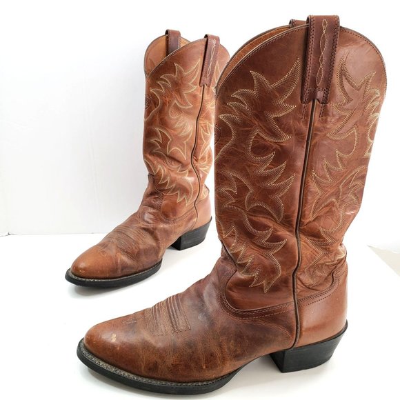Ariat Shoes Ariat Mens Western Boots Size 5 Ee Brown Leather